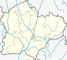 Krakės is located in Kėdainiai District Municipality