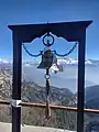 Bell and Himalaya's view from Kalinchowk Bhagawati temple