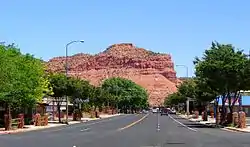 U.S. Route 89 through Kanab, March 2013