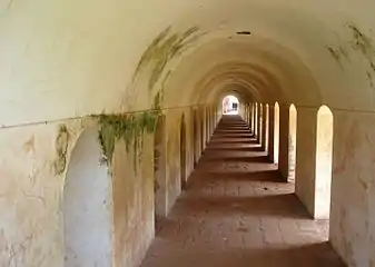 Inside view of the army barracks