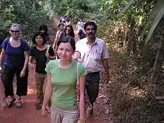 Visitors at Karimbam Farm