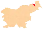 The location of the Municipality of Gornja Radgona