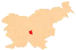 The location of the Municipality of Grosuplje