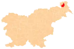 Location of the Municipality of Puconci in Slovenia