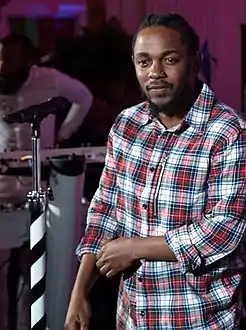 Kendrick Lamar at the White House in 2016