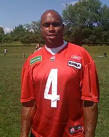 Kerry Joseph, quarterback of the Edmonton Eskimos