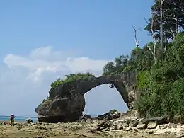 Natural bridge in Neil Island