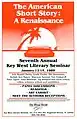 Promotional poster from the 1989 Key West Literary Seminar