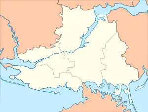 Velyka Oleksandrivka is located in Kherson Oblast