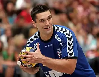 Image 15Kiril LazarovPhoto: Armin KübelbeckKiril Lazarov (b. 10 May 1980) is a Macedonian handball player active since 1991. He currently plays for HBC Nantes and is also the captain of the North Macedonia men's national handball team.More selected pictures