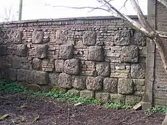 A part of the kitchen garden wall