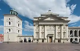 Catholic St. Anne's Church in Warsaw