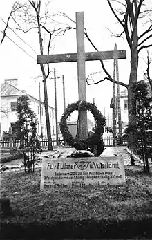 Image 1Grave of German soldiers fallen during invasion of Poland in Końskie. Visible inscription "For Führer und Vaterland" (from Causes of World War II)