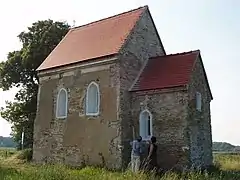 Church of Saint Margaret of Antioch, Kopčany,  one of still standing churches for which Greater Moravian origin is considered. 9th or 10th century.