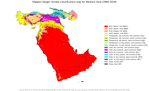 Western Asia in the present