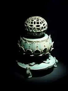 Image 16the Goryeo ware, which shows splendid culture of Goryeo in mediaeval Korea. (from History of Asia)