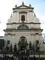 The front of the Church of Our Lady of Victories