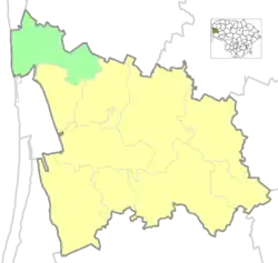 Location of Kretingalė Eldership