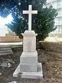 Cross erected in memoriam to 600 years of first mention of Vodice, in 2002.