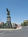 "Monument to heroes of Kosovo" (Mother Serbia sculpture at the southern side of the monument), Đorđe Jovanović, 1904