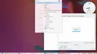 Plasma 5 showing KRunner and display management