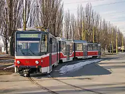 Tatra KT8D5 low floor version in Košice