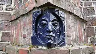 Detail from the exterior wall of the Kunsttempel