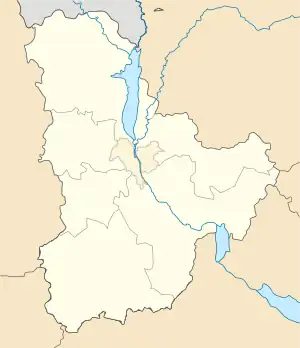 Borova is located in Kyiv Oblast