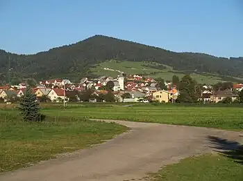 A view of the village