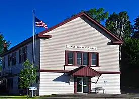 L'Anse Township Hall in the village of L'Anse