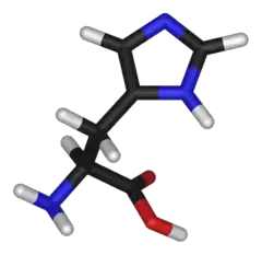 Chemical structure of Histidine