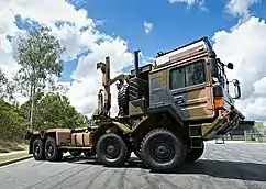 An HX77, one of the first LAND 121 vehicles to be handed over to the Australian Army in 2016