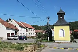 Centre of Lažany