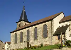 The church in La Chapelle-aux-Bois