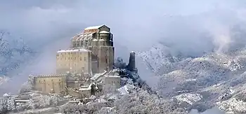 The Sacra di San Michele is a symbol of Piedmont.