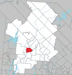 Location within Antoine-Labelle RCM