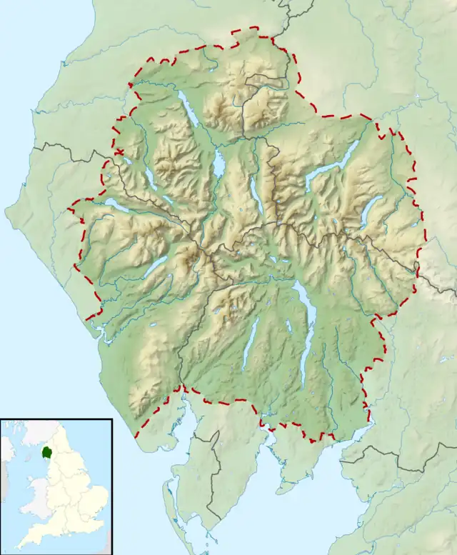 Old Man of Coniston is located in the Lake District