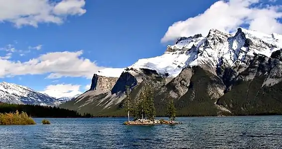 View from Lake Minnewanka