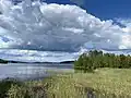 Northern lake Päijänne near Säynätsalo