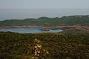 Aerial view of Lakhmapur Dam