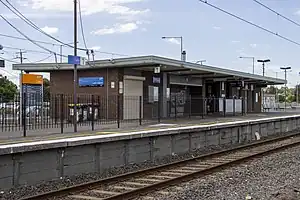 Lalor platform 1&2 taken frm the south eastern end of the station