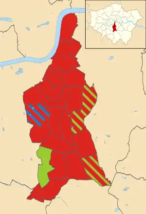 2018 results map