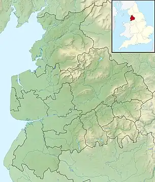 Longridge Fell is located in Lancashire