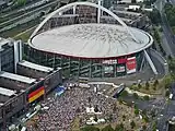 Lanxess Arena exterior view