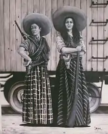 Soldaderas, women participants in the Mexican Revolution