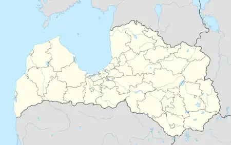 Zaube is located in Latvia