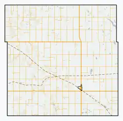 Rural Municipality of Lawtonia No. 135 is located in Lawtonia No. 135