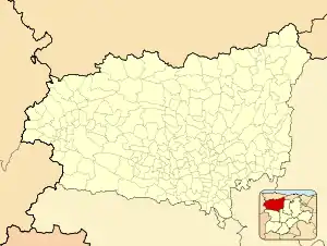 Tejeira is located in Province of León