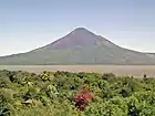 Momotombo volcano in La Paz Centro