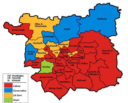 1999 results map